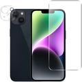 iPhone 15 2-in-1 Set Glazen Screenprotector & Camera Lens - 9H